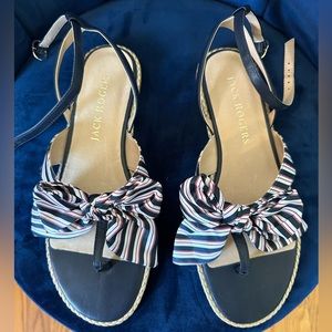 Jack Rogers Heidi Sandal Size 10 / Midnight Stripe